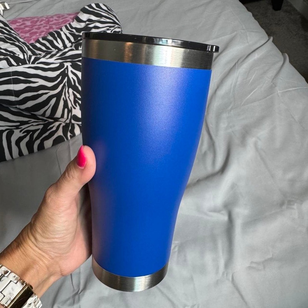 Blue powder coated stainless steel 30oz HOGG cup (multiple available)